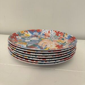 Novogratz Floral  Melamine Dinner Plates